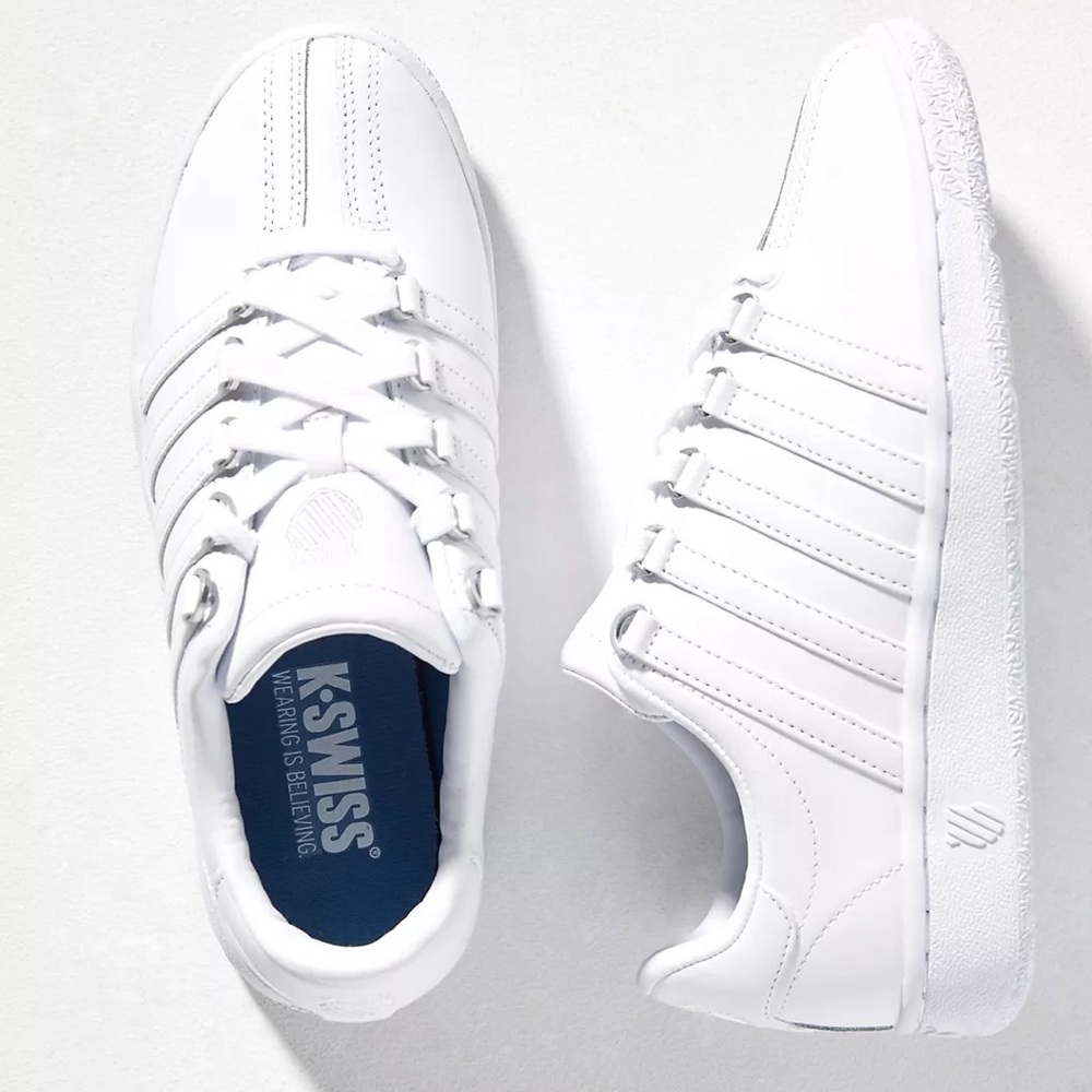 K-Swiss Classic White Sneaker 8 NWT